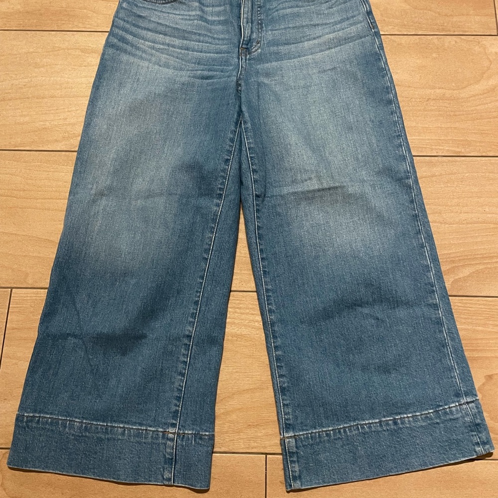 Madewell jeans - wide leg crop - size 29